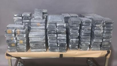 Bild: -/Bundeskriminalamt/dpa
Ermittler aus Bayern sind in Wuppertal auf diese Drogen gestoßen: Über 600 Kilogramm Kokain.