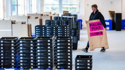 Bild: Jane Barlow/PA Wire/dpa
Bei den anstehenden Regional- und Kommunalwahlen muss die regierende Labour-Partei mit heftigen Niederlagen rechnen.