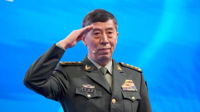 Bild: Vincent Thian/AP/dpa
Li Shangfu war nur wenige Monate im Amt. (Archivbild)