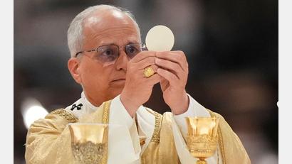 Bild: Andrew Medichini/AP/dpa
Papst Leo XIV. ist seit bald einem Jahr im Amt.