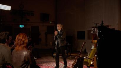 Bild: Sonny McCartney/MPL Communications/dpa
McCartney bei der Präsentation in den Abbey Road Studios.