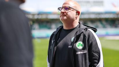 Bild: Daniel Löb/dpa
Kämpft mit Fürth um den Klassenverbleib in der 2. Liga: Trainer Heiko Vogel. (Archivbild)