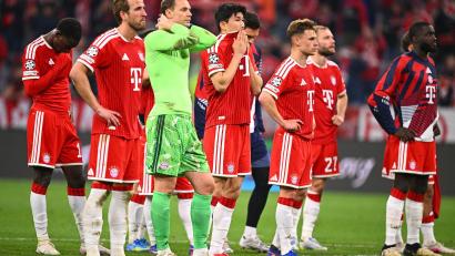 Bild: Tom Weller/dpa
Enttäuschte Bayern-Profis nach dem verpassten Finale.
