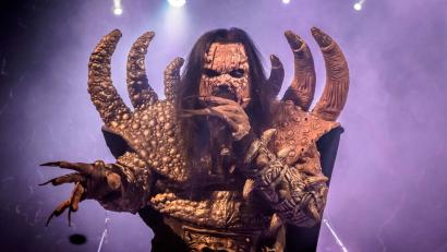 Bild: picture alliance / Angel Marchini/ZUMA Wire/dpa
Die finnische Hard-Rock-Band Lordi gewann vor 20 Jahren ziemlich außergewöhnlich den Eurovision Song Contest in Athen. (Archivbild)