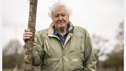 Bild: Aaron Chown/PA Wire/dpa
Der britische Naturforscher und Dokumentarfilmer David Attenborough feiert seinen 100. Geburtstag. (Archivbild)
