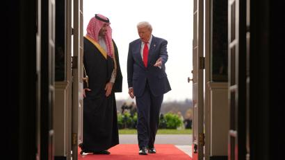 Bild: Evan Vucci/AP/dpa
Besonders das Verhältnis zwischen Washington und Riad steht unter Druck. (Archivbild)