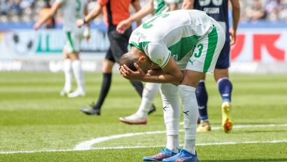 Bild: Andreas Gora/dpa
Maximilian Dietz droht mit Greuther Fürth der Abstieg in die 3. Liga.