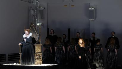 Bild: Monika Ritterhaus/Bayerische Staatsoper/dpa
„Of One Blood“ist eine neue Oper über Mary Stuart und Elizabeth I.