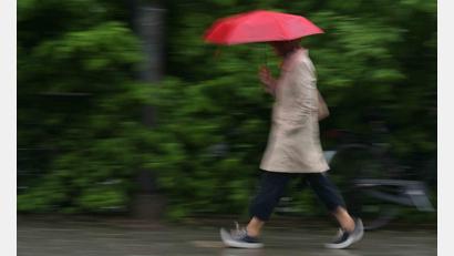 Bild: Malin Wunderlich/dpa
Der Regenschirm wird zum Wochenstart für die Menschen in Bayern unverzichtbar. (Archivbild)