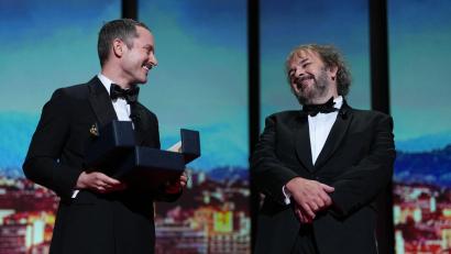 Bild: Scott A Garfitt/Invision/dpa
Elijah Wood hielt die Laudatio auf Peter Jackson.