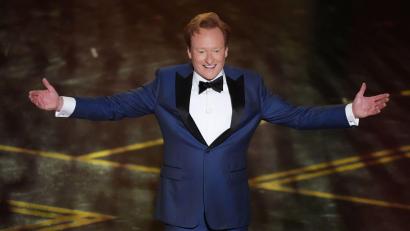 Bild: Chris Pizzello/Invision/AP/dpa
Moderator Conan O'Brien wird die Oscar-Verleihung zum dritten Mal moderieren. (Archivbild)