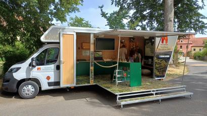 Bild: Naturpark Nördlicher Oberpfälzer Wald e.V.
Das Naturparkmobil erhielt bereits eine Förderung aus dem europäischen Förderprogramm Leader. Jetzt folgen weitere Projekte.