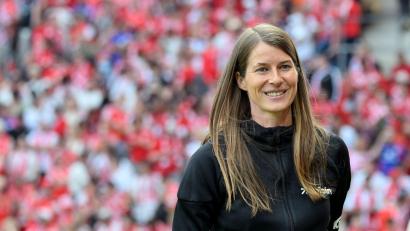 Bild: Torsten Silz/dpa
Marie-Louise Eta freut sich auf das Heimspiel. (Archivbild)