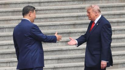 Bild: Maxim Shemetov/Pool Reuters/AP/dpa
Trump trifft auf Xi.