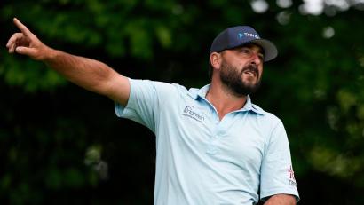 Bild: Matt Slocum/AP/dpa
Golfprofi Stephan Jäger spielt bei der PGA Championship weiter oben mit.