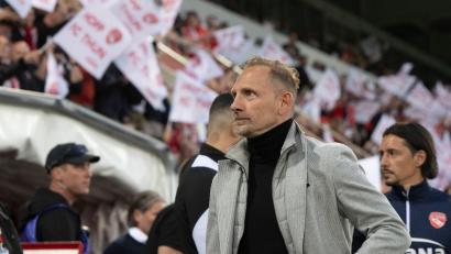 Bild: Urs Flueeler/KEYSTONE/dpa
Fußballtrainer Mauro Lustrinelli soll Union Berlins Wunschkandidat für den Trainerjob sein. (Archivbild)