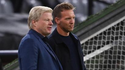 Bild: Sven Hoppe/dpa
Oliver Kahn vermisst bei Julian Nagelsmann Klarheit in der Torwartfrage. (Archivbild)