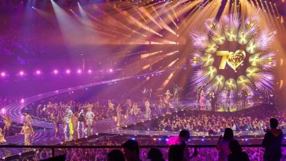 Bild: Jens Büttner/dpa
Der 70. Eurovision Song Contest - kurz ESC - fand in Wien statt.