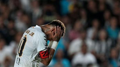 Bild: Andre Penner/AP/dpa
Neymar polarisiert wie kaum ein anderer Spieler in Brasilien. (Archivbild)