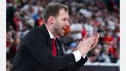 Bild: Sven Hoppe/dpa
Anton Gavel hat mit Bamberg auch das zweite Heimspiel gegen seinen ehemaligen Club Ulm gewonnen. (Archivbild)