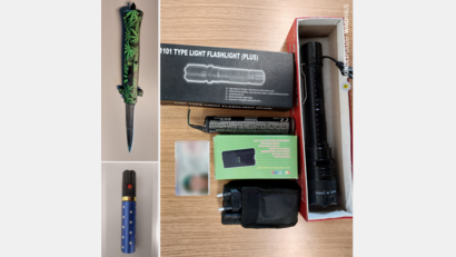 Symbolbild: Bundespolizei
Bei Kontrollen in Waidhaus und Waldsassen hat die Bundespolizei zahlreiche Waffen und Pyrotechnik sichergestellt.