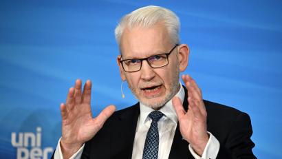 Bild: Federico Gambarini/dpa
Wann wird Uniper-Konzernchef Lewis einen neuen Aufsichtsrat bekommen? Der Bund muss bis Ende 2028 seine Mehrheit am Energiekonzern Uniper abgeben. (Archivbild)