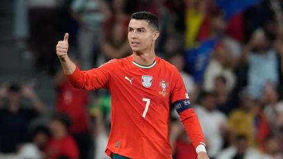 Bild: Armando Franca/AP/dpa
Wieder dabei: Portugals Superstar Cristiano Ronaldo. (Archivbild)