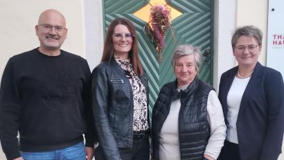 Bild: amö
Die Beauftragten bleiben auch in der neuen Wahlperiode, von links: Christian Bronold (Jugend), Andrea Kunschir (Familie) und Annemarie Mösbauer (Senioren).