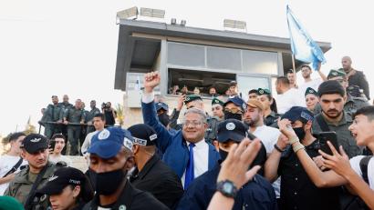 Bild: Jamal Awad/dpa
Der israelische Polizeiminister Itamar Ben-Gvir provozierte schon öfter. (Archivbild)
