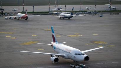 Bild: Soeren Stache/dpa
Eurowings baut ihr Angebot in Berlin aus.