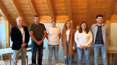Bild: Grosser, VG Schönsee
Die neu gewählten Gemeinderäte in Stadlern: Bürgermeister Michael Riedl, Günther Zach, Tobias Wiezorreck, Kathrin Hauer, Theresa Eiber Thomas Lampl (von links nach rechts).
