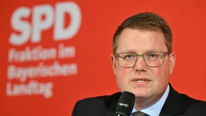 Bild: Uwe Lein/dpa
Die SPD-Fraktion im Landtag hat Holger Grießhammer als Vorsitzenden bestätigt. (Archivbild)