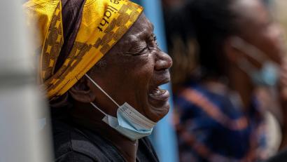 Bild: Moses Sawasawa/AP/dpa
Ebolafieber ist eine ansteckende und lebensbedrohliche Infektionskrankheit.