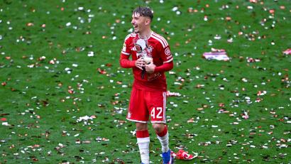 Bild: Sven Hoppe/dpa
Wäre fast beim VfB gelandet: Lennart Karl. (Archivbild)