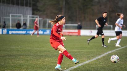 Bild: Hannah Dirscherl
Liane Kempf traf für den TSV Theuern in der Bayernliga zum zwischenzeitlichen 1:0 gegen den FC Stern München.