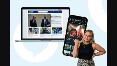 Bild: Onetz
Die News-Apps Weiden24 und Amberg24 verbreiten journalistische Inhalte, die jüngere Journalistinnen und Journalisten für ein jüngeres Publikum erstellen.