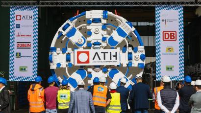 Bild: Philipp von Ditfurth/dpa
Die Tunnelbohrmaschine kommt in München zum Einsatz.