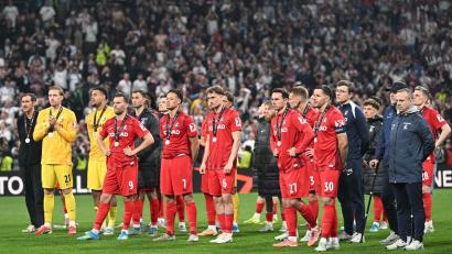 Bild: Robert Michael/dpa
Dem SC Freiburg blieb die Körnung einer famosen Europa-League-Saison verwehrt.