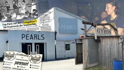 Bildmontage: Gold/ihl/Tietz/sbö
Paramount, Arena-Park, Pearls: Fast 40 Jahre dauerte sie, die Ära der Nabburger Großraumdisko. Sie lockte Stars in den Landkreis Schwandorf, etwa die "Vengaboys" oder "Marusha" (oben rechts).