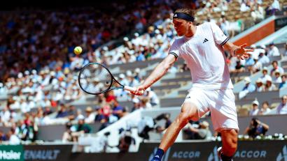 Bild: Frank Molter/dpa
Alexander Zverev spielte zum Start der French Open auf dem Hauptplatz in Roland Garros.