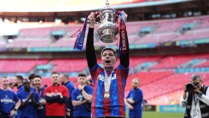 Bild: Nick Potts/PA Wire/dpa
Oliver Glasner verhalf Crystal Palace zum ersten Pokalsieg. (Archivbild)