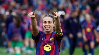 Bild: Joan Monfort/AP/dpa
Alexia Putellas verlässt den FC Barcelona nach 14 Jahren. (Archivbild)