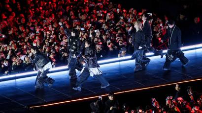 Archivbild: Kim Hong-Ji/Pool Reuters/AP/dpa
Die Boyband BTS hat bei den American Music Awards abgeräumt.