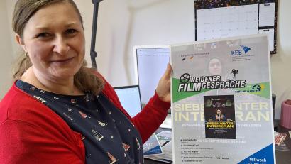 Bild: Cornelia Hoffmann
Filmgespräche mit gesellschaftlicher Relevanz: Die KEB engagiert sich gemeinsam mit dem EBW seit vielen Jahren für anspruchsvolle Film- und Diskussionsabende in Weiden.