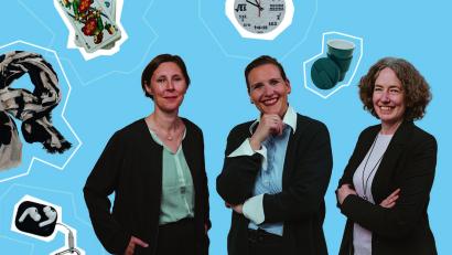 Bild: Isabell-Katrin Diehl/Sara Neidhardt
Jeder Mensch hat Gegenstände, die eine besondere Rolle im Leben spielen. Die Verlegerinnen von Oberpfalz-Medien erzählen anlässlich des Jubiläums des Medienhauses, worauf sie nicht verzichten möchten (von links): Viola Vogelsang-Reichl (Geschäftsführende Verlegerin), Dr. Stefanie Shanahan-Kleikamp (Verlegerin, Leiterin Zentrales Marketing) und Sabine Pistor (Verlegerin).
