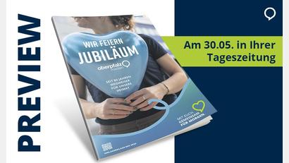 Bild: Agentur PR &amp; Content
Die Jubiläumsbeilage lädt dazu ein, unser Medienhaus aus verschiedenen Perspektiven kennenzulernen: seine Geschichte und Gegenwart, seine Leistungen und die Menschen dahinter.