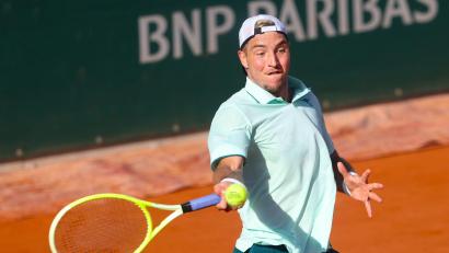 Bild: Frank Molter/dpa
Jan-Lennard Struff bei einem Vorhandschlag.