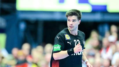 Bild: Sina Schuldt/dpa
Nationalspieler Renars Uscins wird die TSV Hannover-Burgdorf nach der nächsten Saison verlassen. (Archivbild)