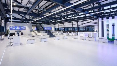 Bild: Elmar Witt/nora
Das "Future Lab" in Weiherhammer ist das Herzstück der Luce-Stiftung, der Ort an dem Forschung und Wirtschaft tatsächlich aufeinandertreffen.