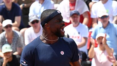 Bild: Emma Da Silva/AP/dpa
Frances Tiafoe hatte bei den French Open ein spezielles Problem.